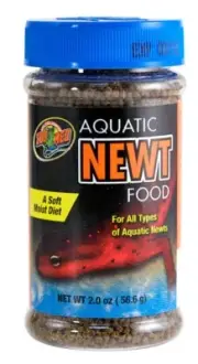 Zoo Med Aquatic Newt Food Soft Moist High Protein Diet 2.0oz - 2 Pack