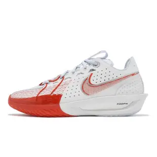 【NIKE 耐吉】Nike 籃球鞋 Zoom G.T. Cut 3 EP 白 紅 低筒 男鞋 女鞋 GT 三代(DV2918-101)