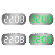 High Quality LED Mirror Digital Alarm Clock with Adjustable Brightness