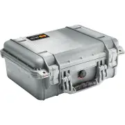 Pelican 1450 Case - Silver with Foam