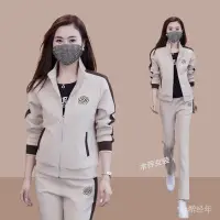 在飛比找蝦皮商城精選優惠-現貨立發品質保固運動服套裝女春秋新款時尚中年輕媽媽早秋裝大學