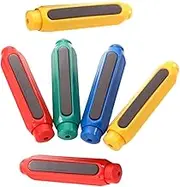 6pcs Chalk Clip for Boys and Girls Teachers Automatic Chalk Saver Plastic Holder Dust- for Office Random
