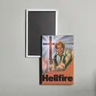 Hellfire Mini Movie Poster Fridge Locker Magnet