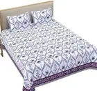 Ultra Soft Cotton Bedsheet With 2 Pillow Cover Handmade Breathable Bedspread