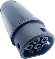 Connector Electric Vehicle Charger Socket 32A 3Phase 22KW GB/T Standard to 62196-2 Type 2 EV Charger Adapter Female to Female Plug Convert for Electrical Car Charging