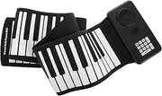 HAMPPLIES Keys Portable Roll Up Piano Silicone Electronic Keyboard with Built in Speaker Battery Powered for Travel and Beginners Comfortable Keys Easy to Clean