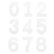 16 Inch Number Stencils 0-8 Plastic Number Stencils Digital Templates