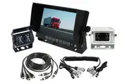Elinz 7" Monitor Caravan 2 Reversing Camera Trailer Cable WHITE camera