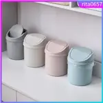 MINI WASTE BIN TRASH CAN DESKTOP GARBAGE BASKET TABLE ROLL S