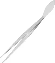 Potted Tweezers Scraper Tweezers for Crafts Bonsai Tree Kit Bonsai Spatula Tweezers Plant Crafts Tweezers Bonsai Long Tweezers Eyelash Extension Tweezers Silver Stainless Steel