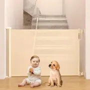 Momcozy Retractable Baby/Dog Gate, 33" Tall, Extends up to 71" Wide Safety Gate