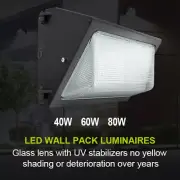80W LED Wall Pack 4000K
