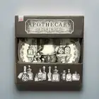 Eaton Fine Dining Halloween Apothecary 8” Salad Dessert Plate Set of 4 NEW!