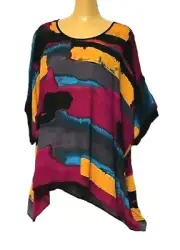 TS TAKING SHAPE plus sz S - M / 16, 18, 20 Smoke & Ashes Top relaxed NWT rrp$140