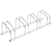 Vidaxl Bike Rack For 4 Bikes Galvanised Steel Steel Bicycle Stands & Storage