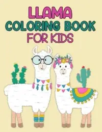 在飛比找博客來優惠-LLama Coloring Book For Kids: 