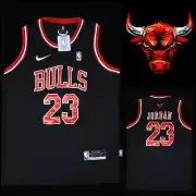CHICAGO BULLS NBA BLACK AND RED CLASSIC MICHAEL JORDAN 23 JERSEY SIZE SMALL