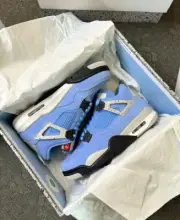 Nike Air Jordan 4 Retro University Blue CT8527-400 (FREE SHIPPING, FREE RETURN)