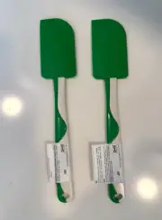 Set 2 Ikea GUBBRORA Rubber Flexible Spatula Scraper Green, Brand NEW