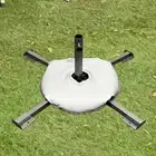 Patio Umbrella Base Holder with 10L Water Weight Bag Adjustable for Wedding Arch