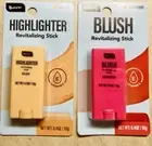 B•Pure Highlighter Revitalizing Stick in Golden & Blush Stick Raspberry NEW
