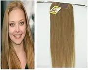 Remeehi 16"-28" High Ponytail Clip-In Remy Human Hair Ponytail Extensions 100G 27# Strawberry Blonde(28")
