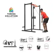 Power Rack and Cage Add-on Attachment Accessory: Bar Holder, Dip Bars, J-Hook...