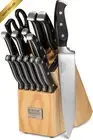 15-Piece German High Carbon Stainless Steel Knife Set, Ocean Series, Full Tang