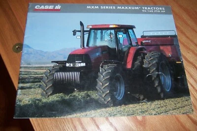 CASE-IH MXM SERIES MAXXUM TRACTORS 95-160 PTO HP, LIT. AE-509072 2002