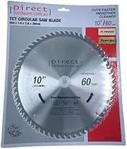Generic 254mm 60T Drop/Mitre Saw Blade - Steel with Tungsten Carbide Teeth for Wood & Metal