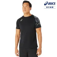 在飛比找momo購物網優惠-【asics 亞瑟士】排球短袖上衣 男款 排球 上衣(205