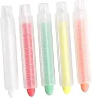 NUOBESTY Set of 5 Water Soluble Chalks for Toddlers Children Non-dust Safe for Drawing Random Color