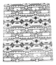 Geometric Design Two Pocket Poly Folder (Black and White Building Blocks)