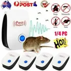 1/4 x Ultrasonic Electronic Pest Mouse Cockroach Repeller Reject Insect Killer