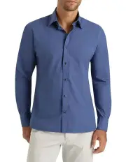 [MJ Bale] Newman Shirt in Galaxy Blue