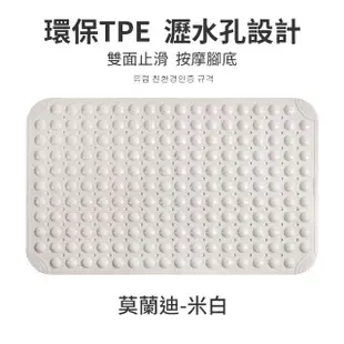 【挪威森林】TPE浴室防滑墊 歐盟德國TUV安全認證70x38(浴室地墊 止滑墊 嬰幼兒安心使用)