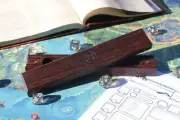 AUSTRALIAN HANDMADE TIMBER DND TABLETOP RPG DICE VAULT/DICE BOX IN WENGE