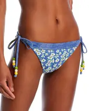 Shoshanna Bloom Side Tie Bikini Bottom