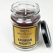 Roots Candle Arabian Nights - Magic Candle in Glass with Detailed Ritual Instructions - Dressing People - Hoodoo, Voodoo, Conjure