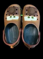 Cars X Crocs Classic Clog Disney Mater Crocs Size 4 Women's/2 Men's