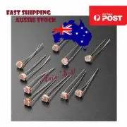 100pcs 5mm Photoresistor GL5528 LDR Photo Resistors Light-Dependent