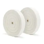 Buffing Polishing Wheel 6 Inch (70 Ply) Extra Thick for Bench Grinder Tool with