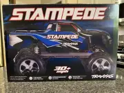 Traxxas Stampede 1/10 Monster Truck XL-5 Speed w Titan 12T 550 Motor Blue