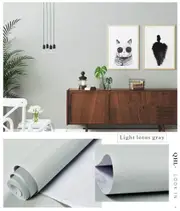[Namly Design] Wallpaper - Single colour / Light lotus gray