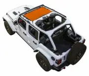 SpiderWebShade Mesh Bikini Top-Orange, for Jeep JL 4dr.; SWS-SHDKNI-01-JL-ORG