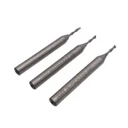 US Stock 3pcs 2mm Two 2 Flute HSS & Aluminium End Mill Cutter CNC Bit