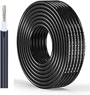 100FT 24AWG-12AWG Tinned Cable 105℃ Flame Retardant Shielded Wire Double-Layer Insulation Single Core Wire PVC Cable UL Certified for Household Appliances Lighting Fixtures Connection Wire(14AWG)