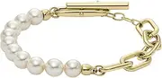 [FOSSIL] Women's Gold Stainless Steel Heritage Bracelet, One Size