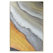 Flora Abstract Textured Canvas Hanging 3D Textured Wall Art