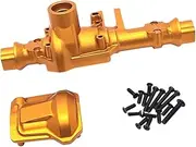 DIY Metal Upgrade Axle Shell Bridge Cover for R1003 R1002 1/10 Vehicles, Gold, Front Axle Shell